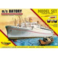 Mirage Hobby 850091 - m/s BATORY(Trans-Atlantic Passenger-Gene General Cargo Ship)(Model Set) in 1:500