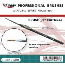 Mirage Hobby 100007 - MIRAGE BRUSH NATURAL SIZE 2