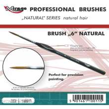 Mirage Hobby 100011 - MIRAGE BRUSH NATURAL SIZE 6