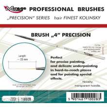 Mirage Hobby 100028 - MIRAGE BRUSH PRECISION KOLINSKY SIZE 4