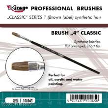 Mirage Hobby 100045 - MIRAGE BRUSH FLAT HIGH QUALITY CLASSIC SERIES 1 size 4