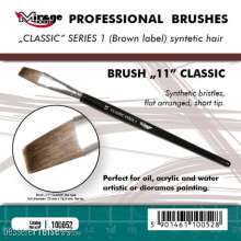 Mirage Hobby 100052 - MIRAGE BRUSH FLAT HIGH QUALITY CLASSIC SERIES 1 size 11