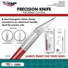 Mirage Hobby 100068 - MIRAGE Precision Knife + 5 blades (RED)