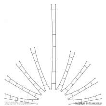 Viessmann 4134 - H0 Fahrdraht 140 mm, 5 Stück