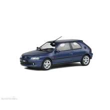 Solido 421437020 - 1:43 Peugeot 306 blau metall.