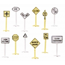 Bachmann 42513 - Railroad and Street Signs (24 pieces)