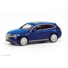 Herpa 430715-004 - Mercedes-Benz EQ EQC, brillantblaumetallic