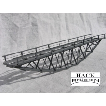 Hack Brücken 43100 - Fischbauchbrücke 18 cm, grau - Typ BZ18