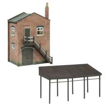 Bachmann 44-0088 - Industrial Stores and Canopy