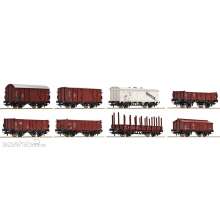 Roco 44002 - 8-teiliges Set Güterwagen, DB