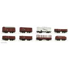 Roco 44003 - 8-teiliges Set Güterwagen, DRG