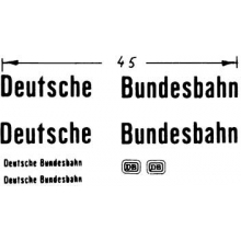 Weinert 4416 - Deutschen BundesbahnBeschriftungssatz