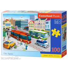 Castorland B-111183 - City Square Puzzle 100 Teile