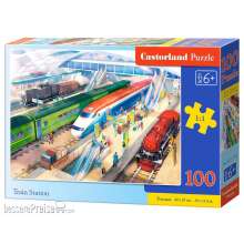 Castorland B-111190 - Train Station Puzzle 100 Teile