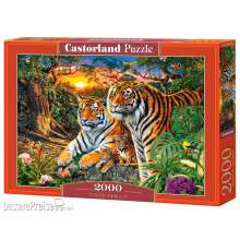 Castorland C-200825-2 - Tiger Family, Puzzle 2000 Teile