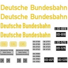 Weinert 4452 - Deutsche Bundesbahn Beschriftungssatz