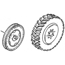 Weinert 4458 - Satz schmale Hinterräder und Vorderräder