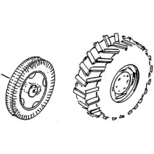 Weinert 4459 - Satz breite Hinterräder und Vorderräder