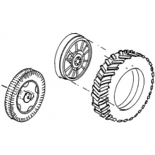 Weinert 4460 - Satz schmale Hinterräder mit Speichen und Vorderräder für Ackerlanz