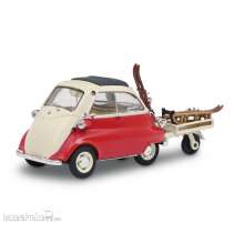 Schuco 450268200 - BMW Isetta Anhänger+Ski 1:43