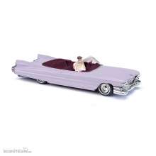 Busch 45135 - Cadillac Eldorado, Cabrio offen mit Fahrer und Beifahrerin