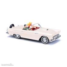 Busch 45245 - Ford Thunderbird, Cabrio offen mit Fahrerin und Beifahrer