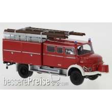 Brekina H0 47141 - Mercedes LAF 1113 LF 16, rot/weiss, mit Vorbaupumpe, 1972