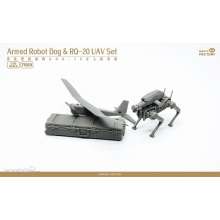 Magic Factory 7503 - 1:35 1/35 Armed Robot Dog & RQ-20 UAV Set