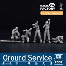 Magic Factory 7507 - 1:48 1/48 Ground Service Crew Set