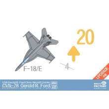 Magic Factory 6501 - U.S. Navy Gerald R. Ford-class Aircraft Carrier- USS Gerald R. Ford CVN-78 (Upgraded Version)