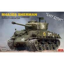 Rye Field Model RM-5028 - SHERMAN M4A3E8 W/Workable Track links in 1:35