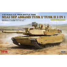 Rye Field Model RM-5026 - M1A2 TUSK I/ TUSK II WITH FULL INTERIOR in 1:35