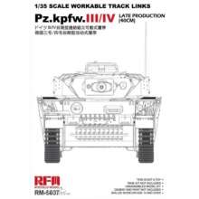 Rye Field Model 5037 - Workable track links for Pz.III/IV.late production (40cm)