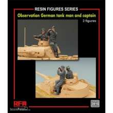 Rye Field Model 2015 - Observation German tank man and captain(2 resin figures)