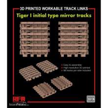 Rye Field Model 2019 - Workable track links for Tiger I initial type mirror tracks (3D printed )