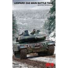 Rye Field Model 5066 - Leopard 2A6 Main Battle Tank with FULL INTERIOR