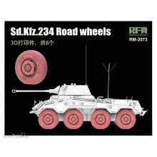 Rye Field Model 2073 - Sd.Kfz. 234 Road Wheels 3D Printed (8 pcs.)