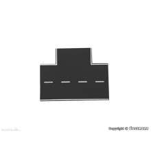 Vollmer 48263 - H0 Straßenplatte Asphalt, 90°-Einmündung, L 15,5 x B 13 cm