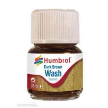 Humbrol 486205 - Enamel-Wash, Dunkelbraun, 28 ml