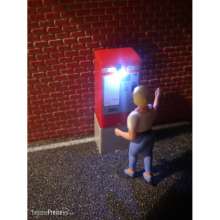 Schönwitz 50009 - Fahrkartenautomat mit Beleuchtung H0