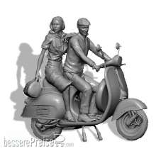 Prehm-Miniaturen 500809 - Zwei Personen auf einer VESPA