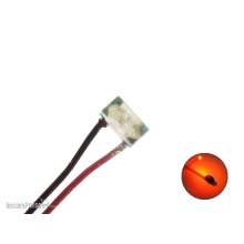 Schönwitz 50206 - LED SMD 0402 mit Kupferlackdraht Draht Kabel orange