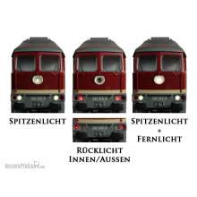 Schönwitz 50212 - Umbauset H0 Br232 / Ludmilla Adapter und Beleuchtung - rotlicht innen - ESU