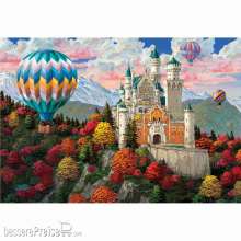 Wooden City 502279 - Wooden City: Wooden Puzzle Neuschwanstein Castle L