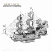 Metal Earth 502894 - Metal Earth: Iconx Queen Anne´s Revenge