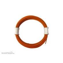 Schönwitz 50336 - 10 Meter Ring Miniaturkabel Litze hochflexibel LIFY 0,04mm² orange