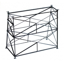 Hack Brücken 50350 - Pfeiler für amerik. Trestle Bridges, 200mm lang, 169mm hoch - Typ TP169-20