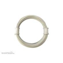 Schönwitz 50928 - 10 Meter Ring Miniaturkabel Litze flexibel LIVY 0,04mm² weiß