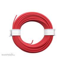 Schönwitz 50953 - 10 Meter Ring Miniaturkabel Litze flexibel LIY 0,14mm² rot