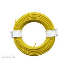 Schönwitz 50955 - 10 Meter Ring Miniaturkabel Litze flexibel LIY 0,14mm² gelb